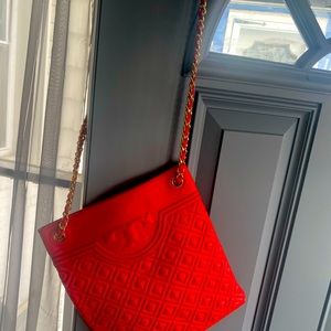 Red Tory Burch Crossbody